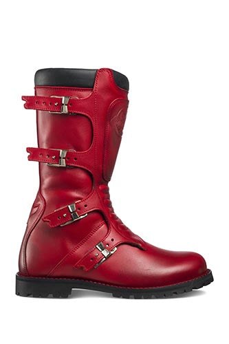 Stylmartin Continental Red Red Motorcycle Boots – Stylmartin US
