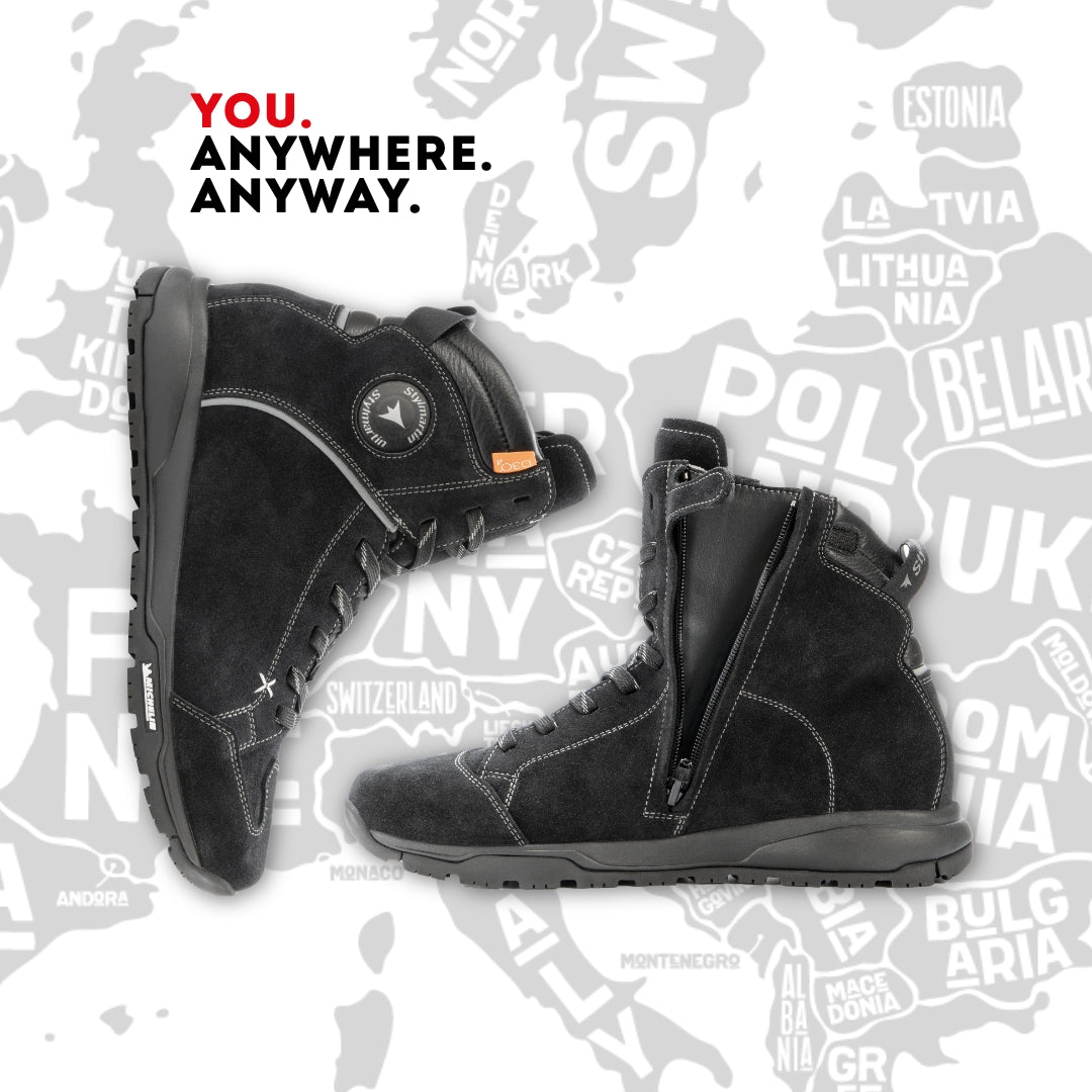 stylmartin zed waterproof motorcycle shoes