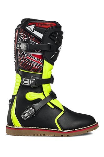 Stylmartin Impact Pro Black Yellow WP Stylmartin US motorcycle riding boots shoes