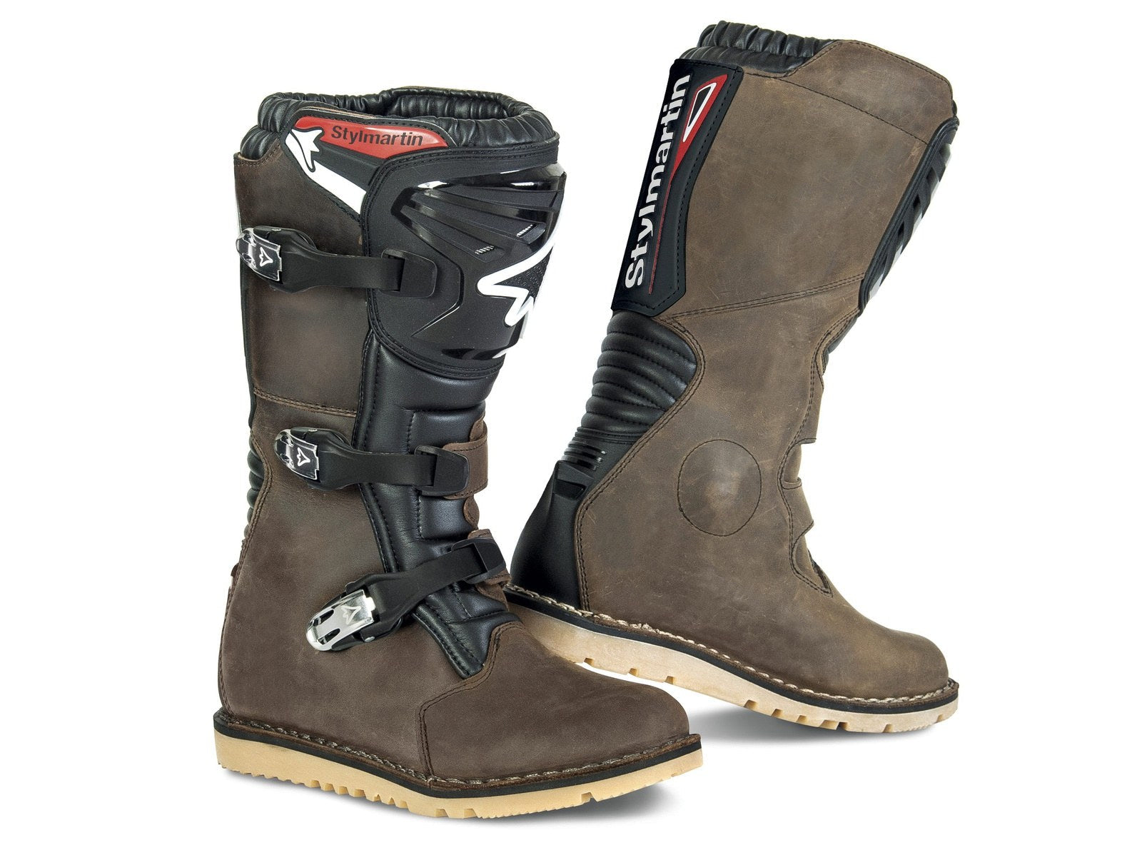 Stylmartin Impact RS Brown WP Stylmartin US motorcycle riding boots shoes